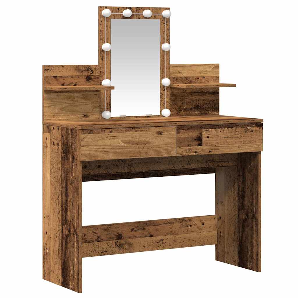 Klædeskab Gammelt træ 100 x 40 x 130 cm Konstrueret træ
