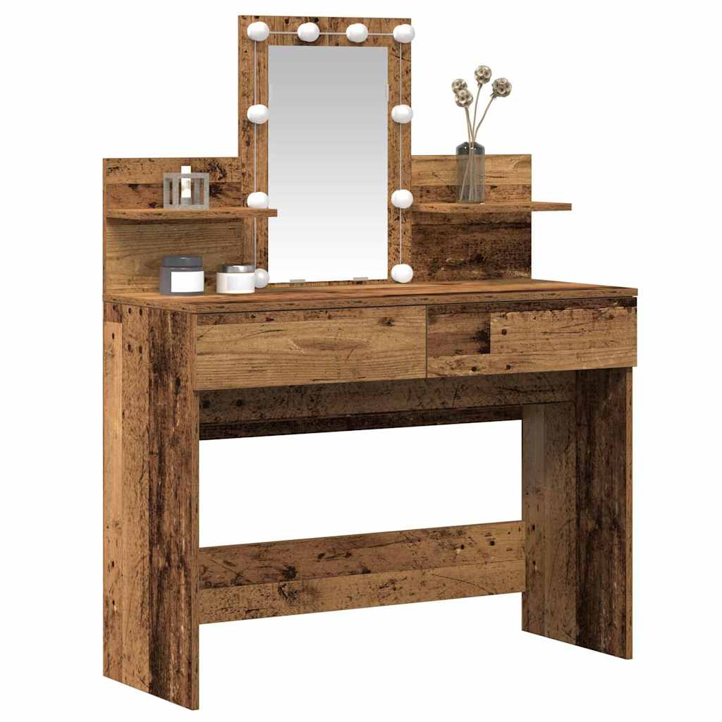 Klædeskab Gammelt træ 100 x 40 x 130 cm Konstrueret træ
