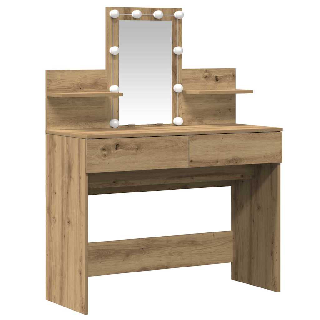 Klædeskab Artisan Egetræ 100 x 40 x 130 cm Konstrueret træ