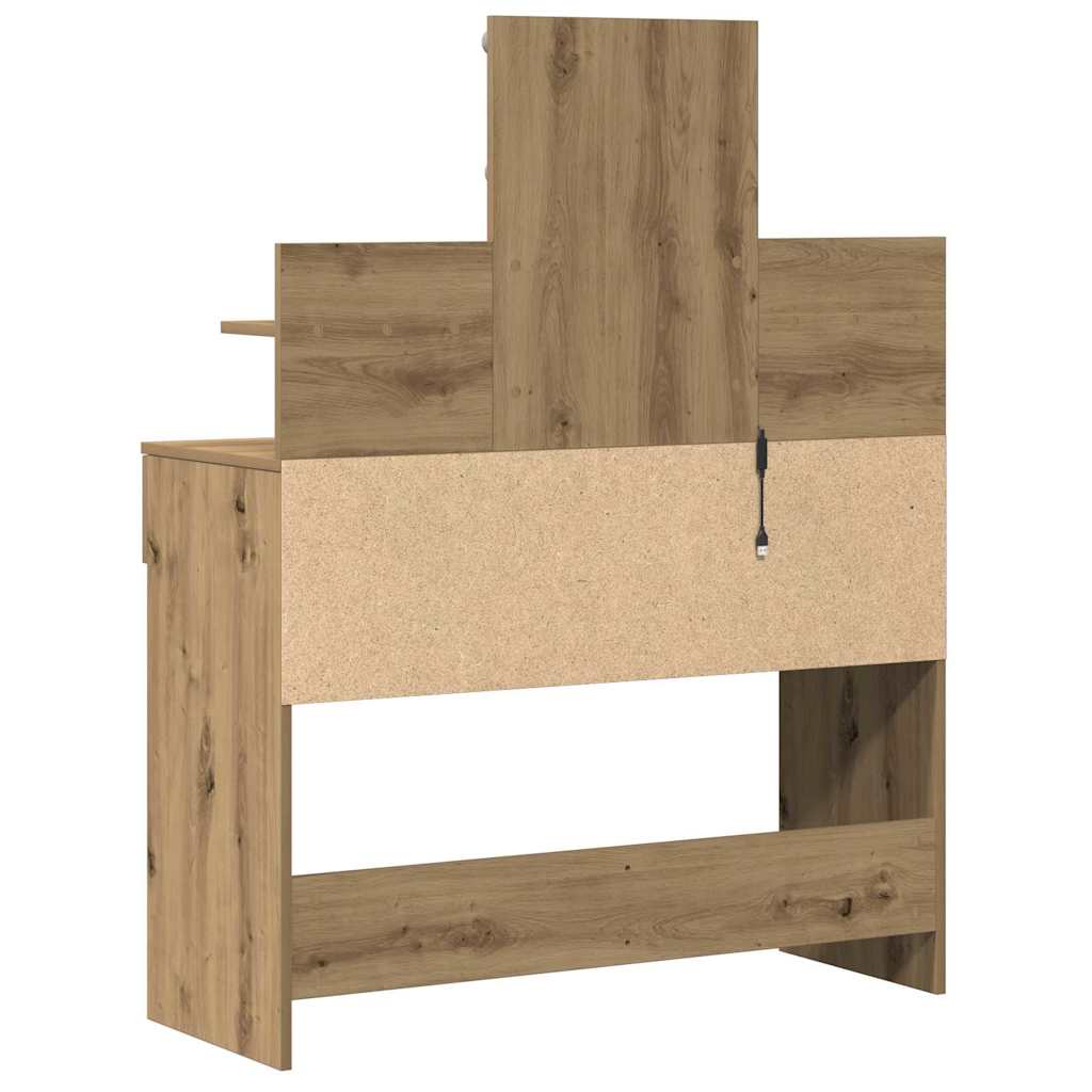 Klædeskab Artisan Egetræ 100 x 40 x 130 cm Konstrueret træ