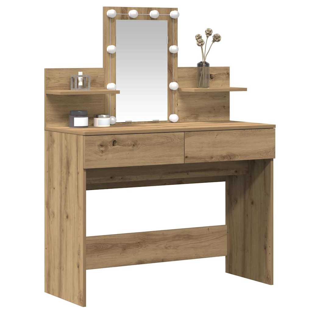 Klædeskab Artisan Egetræ 100 x 40 x 130 cm Konstrueret træ