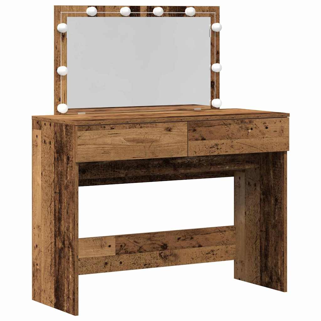 Klædeskab Gammelt træ 100 x 40 x 120 cm Konstrueret træ