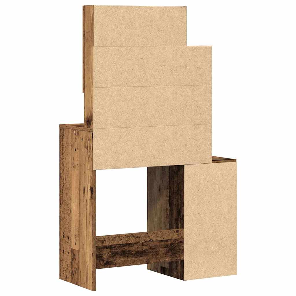Klædeskab Gammelt træ 80 x 35 x 132 cm Konstrueret træ