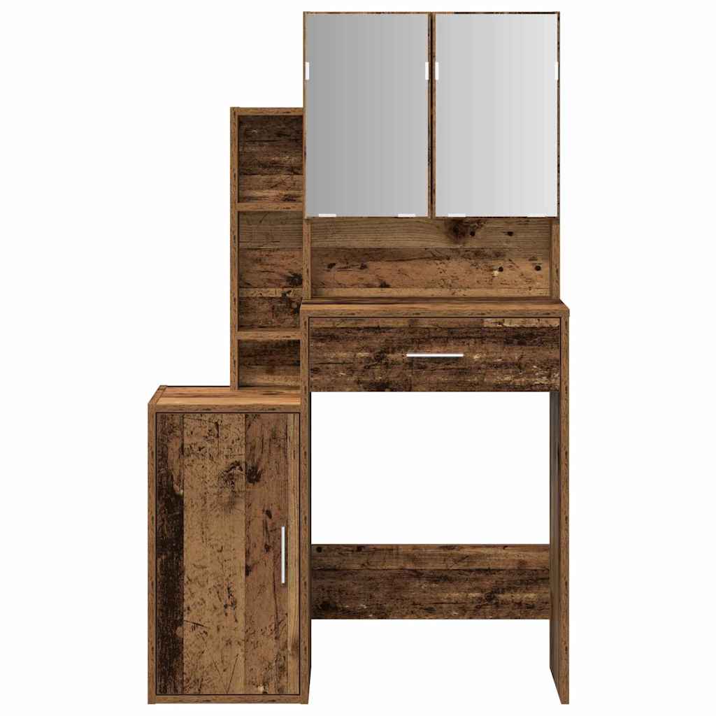 Klædeskab Gammelt træ 80 x 35 x 132 cm Konstrueret træ