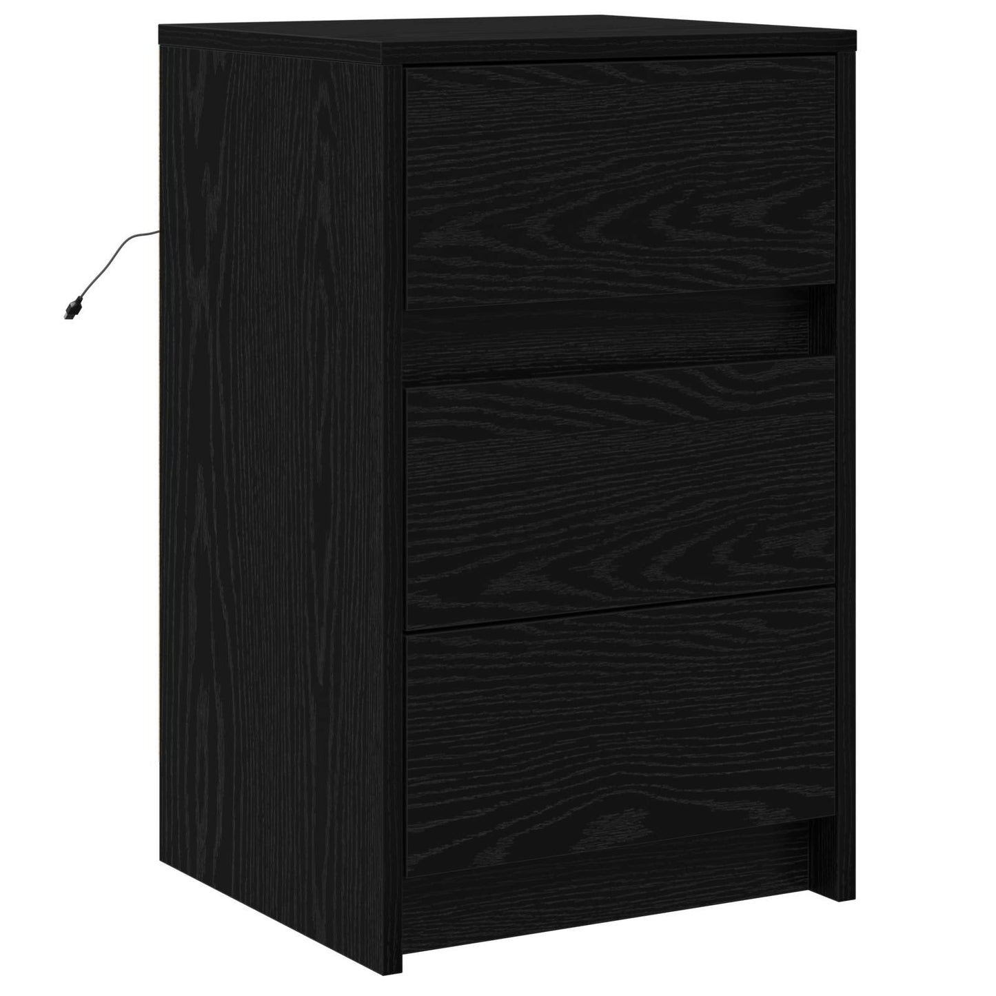 Natskab Sort eg 38 x 34 x 61 cm Konstrueret træ