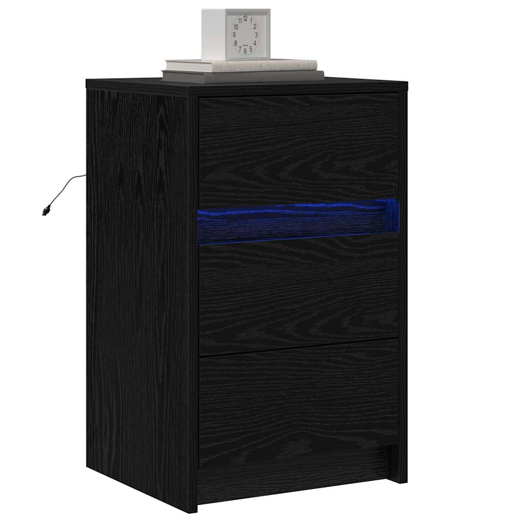 Natskab Sort eg 38 x 34 x 61 cm Konstrueret træ
