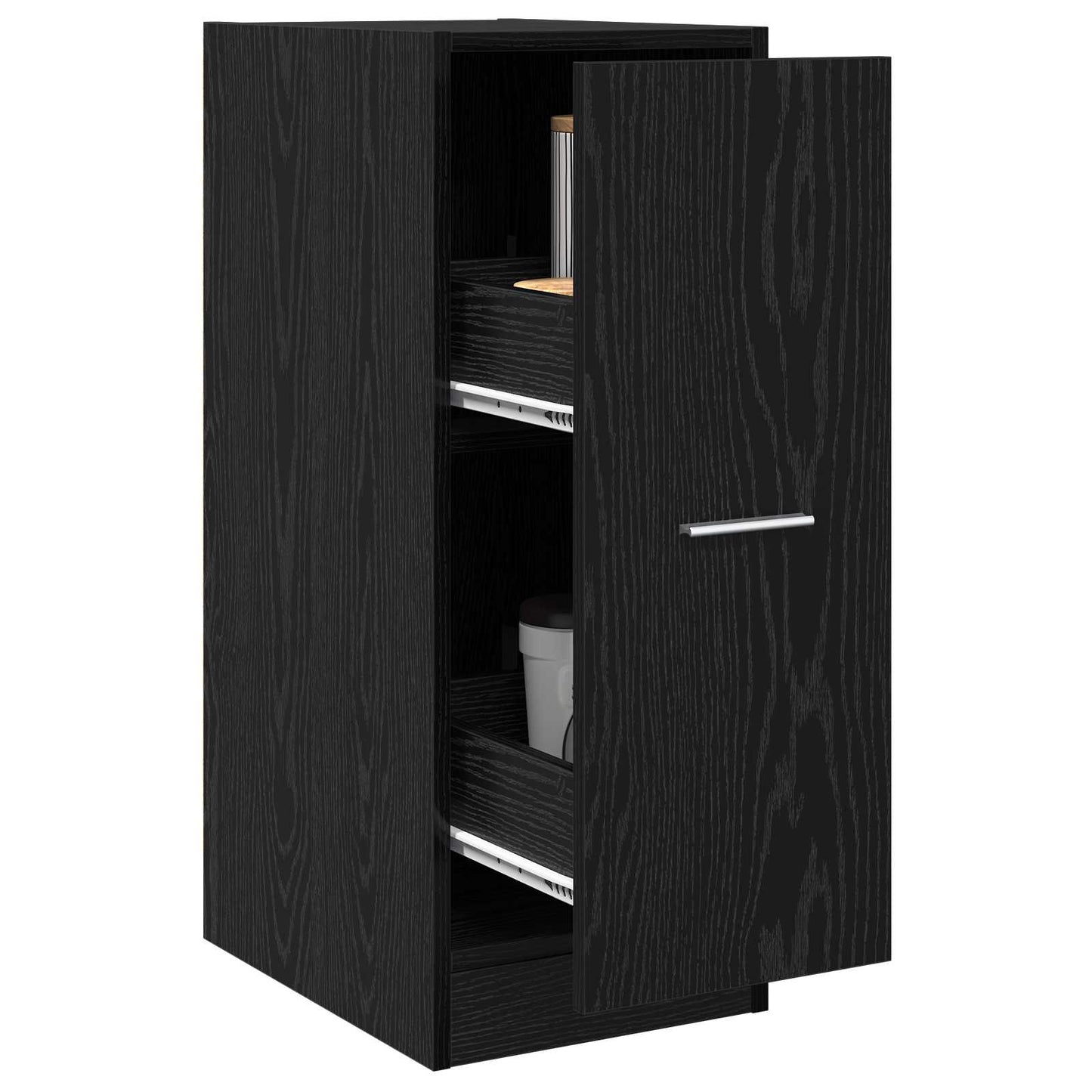 Apoteker Kabinet Sort eg 30 x 41 x 77,5 cm Konstrueret træ