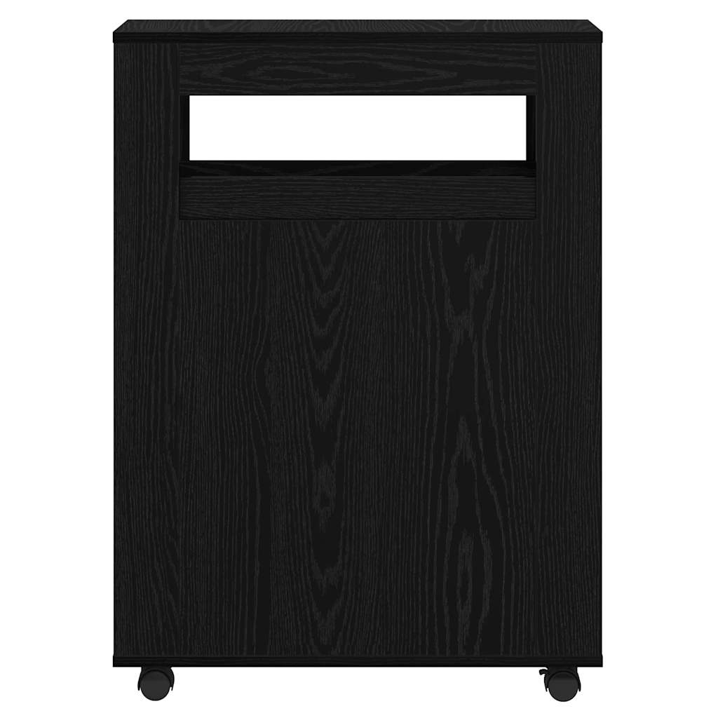 Badeværelsesmøbel sæt 65 x 23 x 87 cm Konstrueret træ Sort eg
