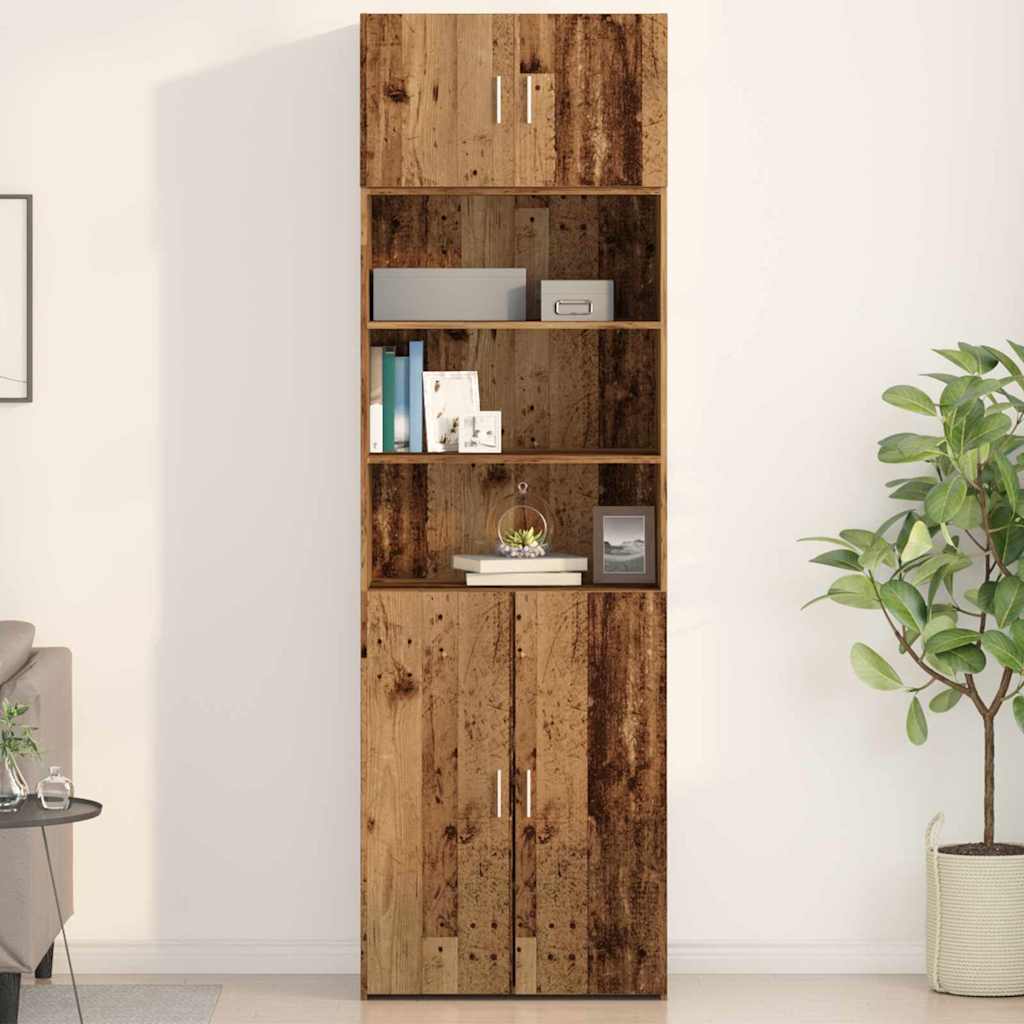Vægskab Gammelt træ 70 x 42.5 x 40 cm Konstrueret træ