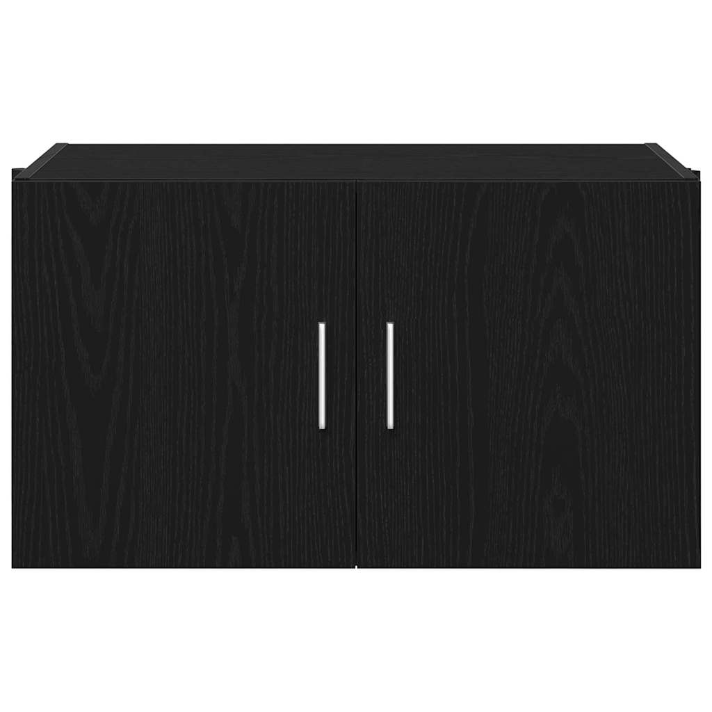 Vægskab Sort eg 70 x 42.5 x 40 cm Konstrueret træ