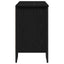 Badeværelsesskabsunder Sort eg 91 x 35 x 60 cm Konstrueret træ
