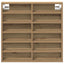 Display Skab Vægmonteret Artisan Egetræ 60 x 8,5 x 58 cm