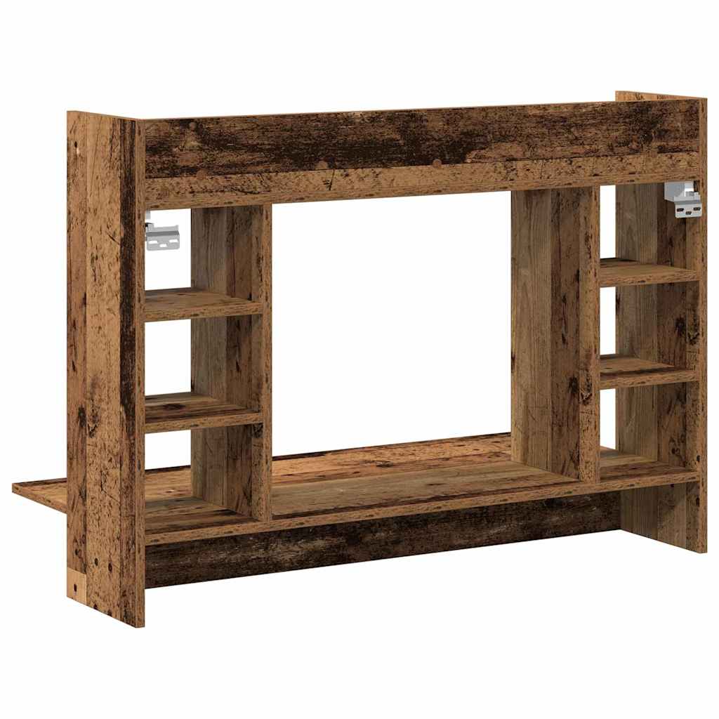 Væghængt skrivebord Gammelt træ 105 x 48 x 75 cm