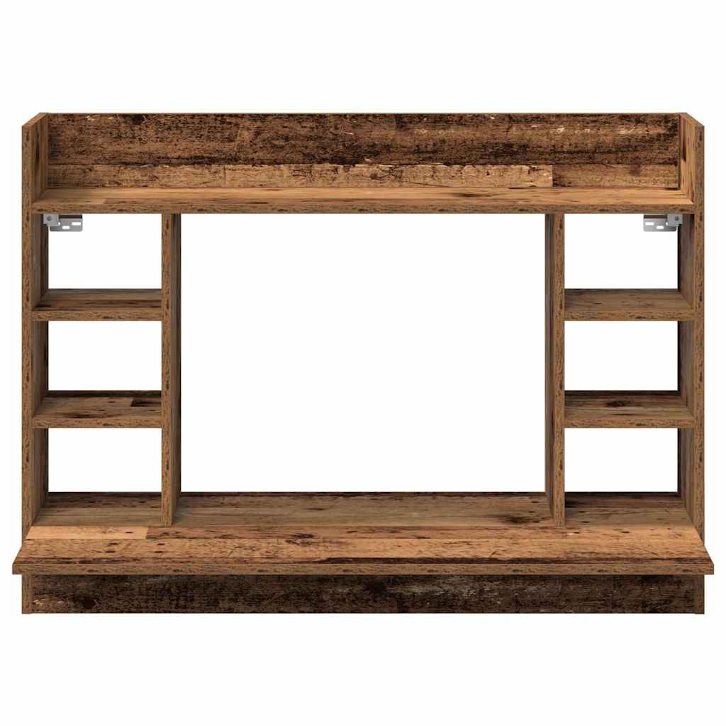 Væghængt skrivebord Gammelt træ 105 x 48 x 75 cm