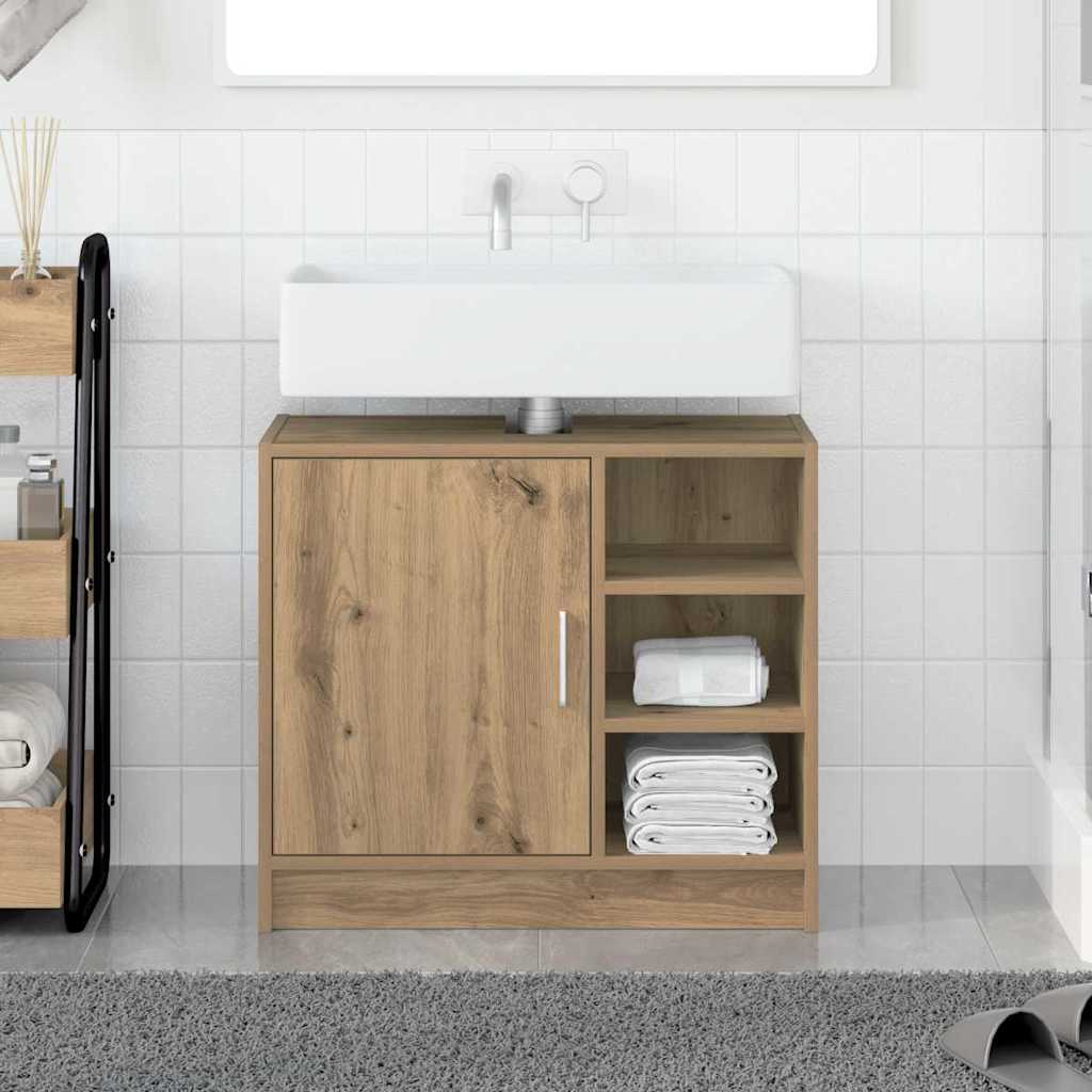 Badeværelsesskab Artisan Egetræ 63 x 29 x 55 cm Konstrueret træ