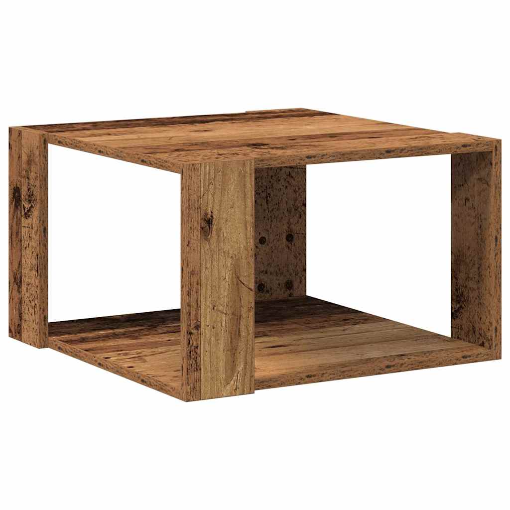 Sofabord Gammelt træ 51,5 x 51,5 x 30 cm Konstrueret træ