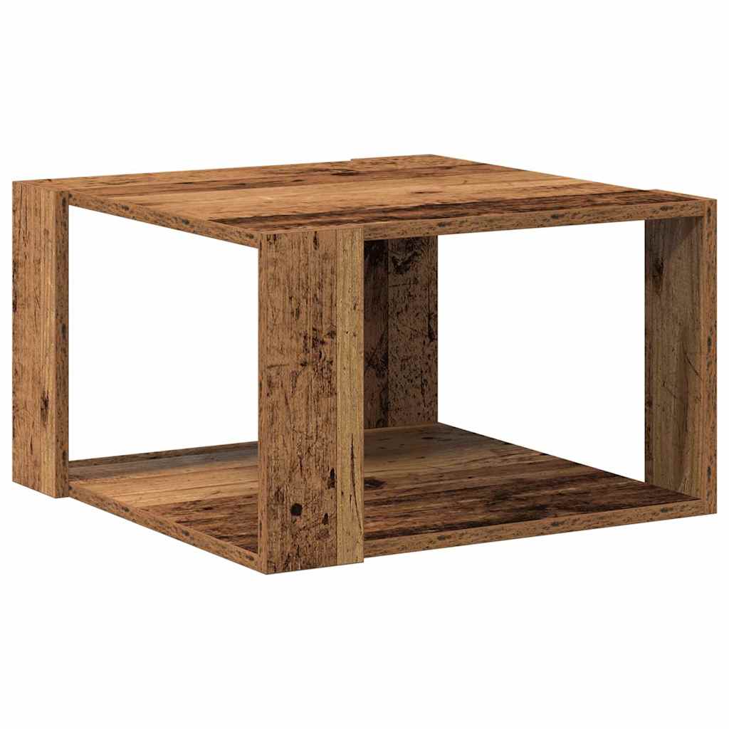 Sofabord Gammelt træ 51,5 x 51,5 x 30 cm Konstrueret træ