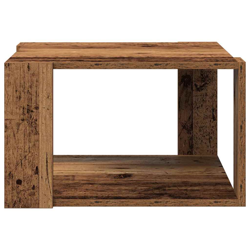 Sofabord Gammelt træ 51,5 x 51,5 x 30 cm Konstrueret træ