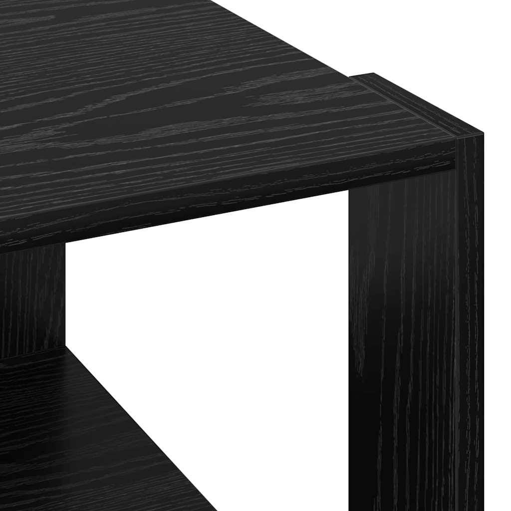 Sofabord Sort eg 51,5 x 51,5 x 30 cm Konstrueret træ