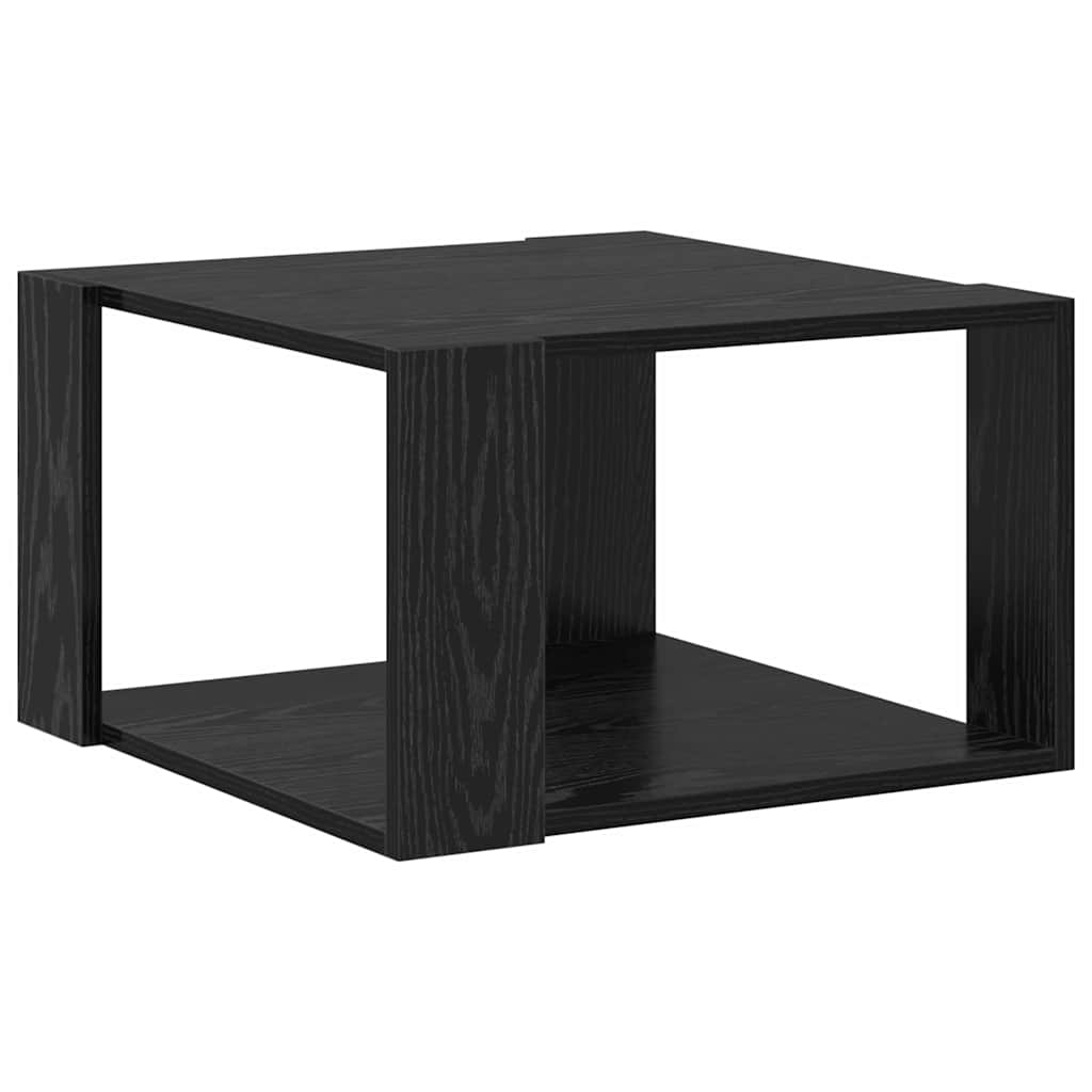 Sofabord Sort eg 51,5 x 51,5 x 30 cm Konstrueret træ