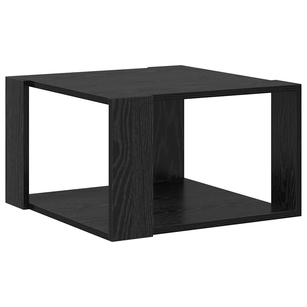 Sofabord Sort eg 51,5 x 51,5 x 30 cm Konstrueret træ