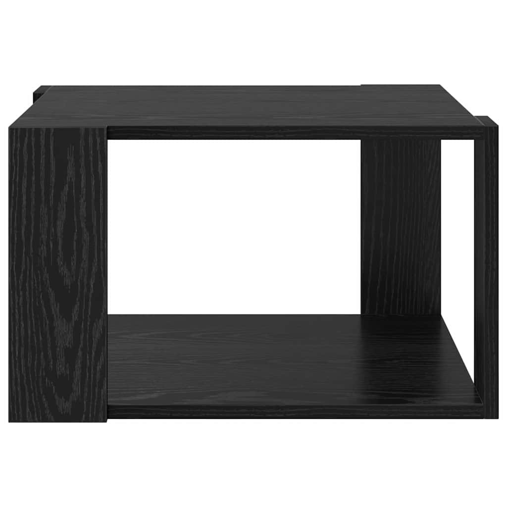 Sofabord Sort eg 51,5 x 51,5 x 30 cm Konstrueret træ