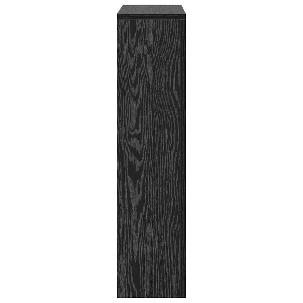 Radiatorcover Sort eg 78 x 20 x 82 cm Konstrueret træ