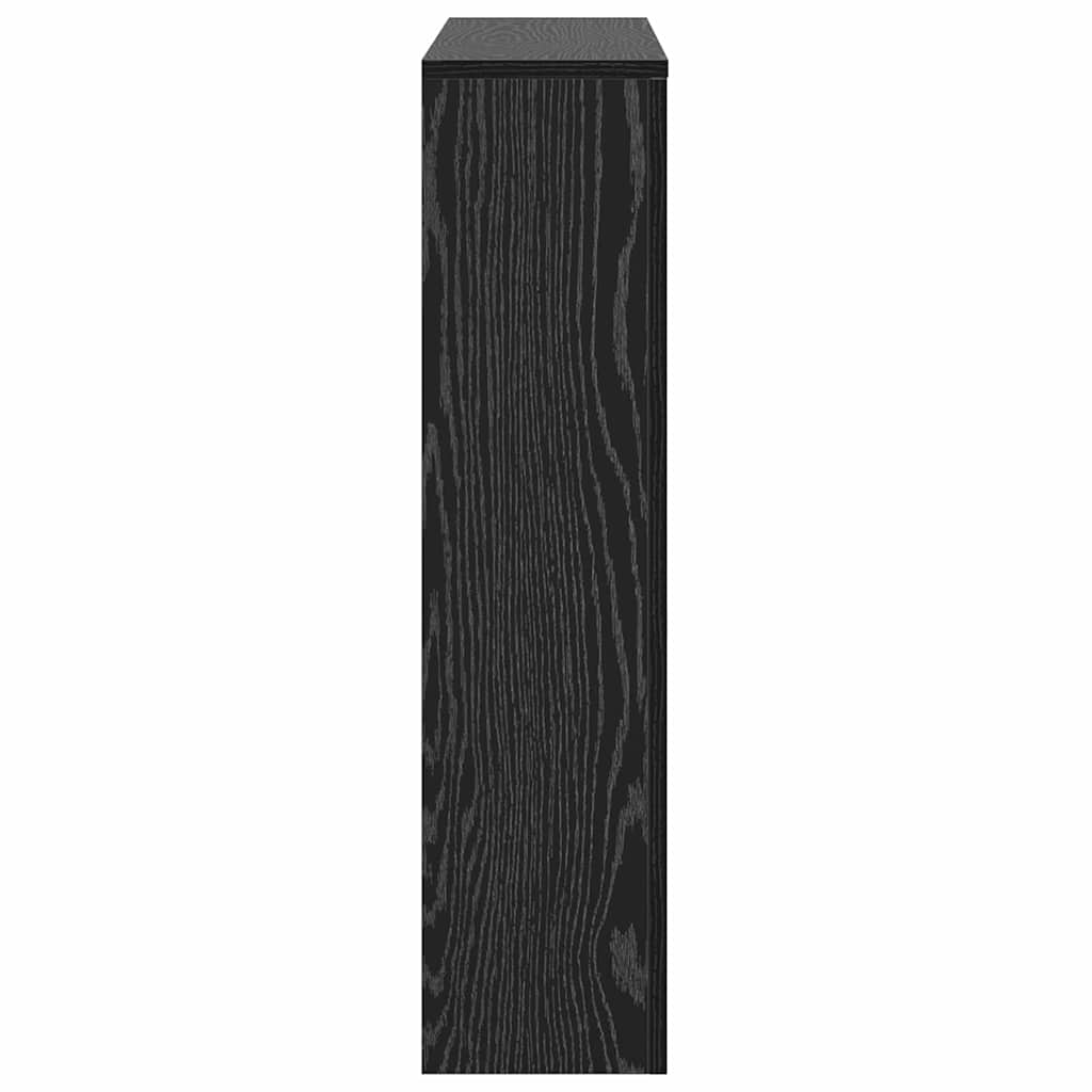 Radiatorcover Sort eg 104 x 20 x 82 cm Konstrueret træ