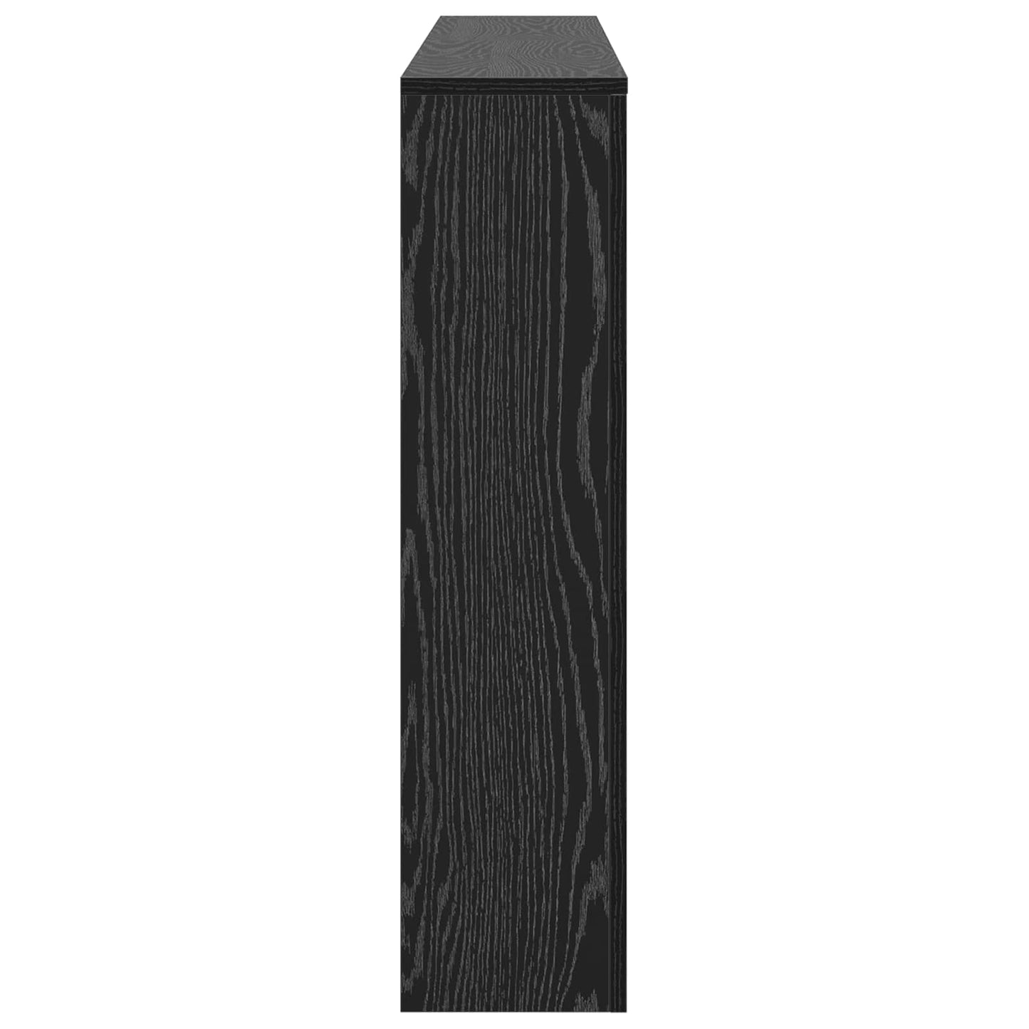 Radiatorcover Sort eg 175 x 20 x 82 cm Konstrueret træ