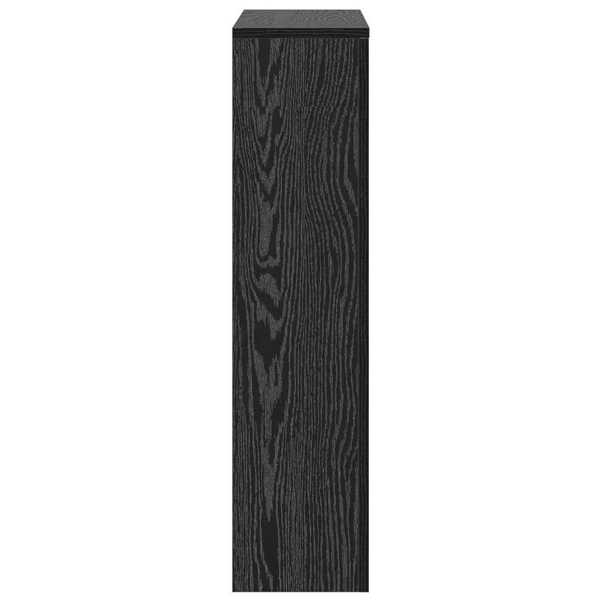 Radiatorcover Sort eg 78 x 20 x 82 cm Konstrueret træ