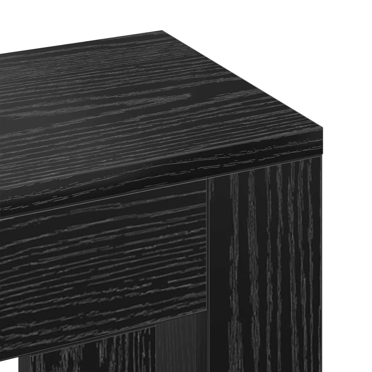 Radiatorcover Sort eg 205 x 21,5 x 83,5 cm Konstrueret træ