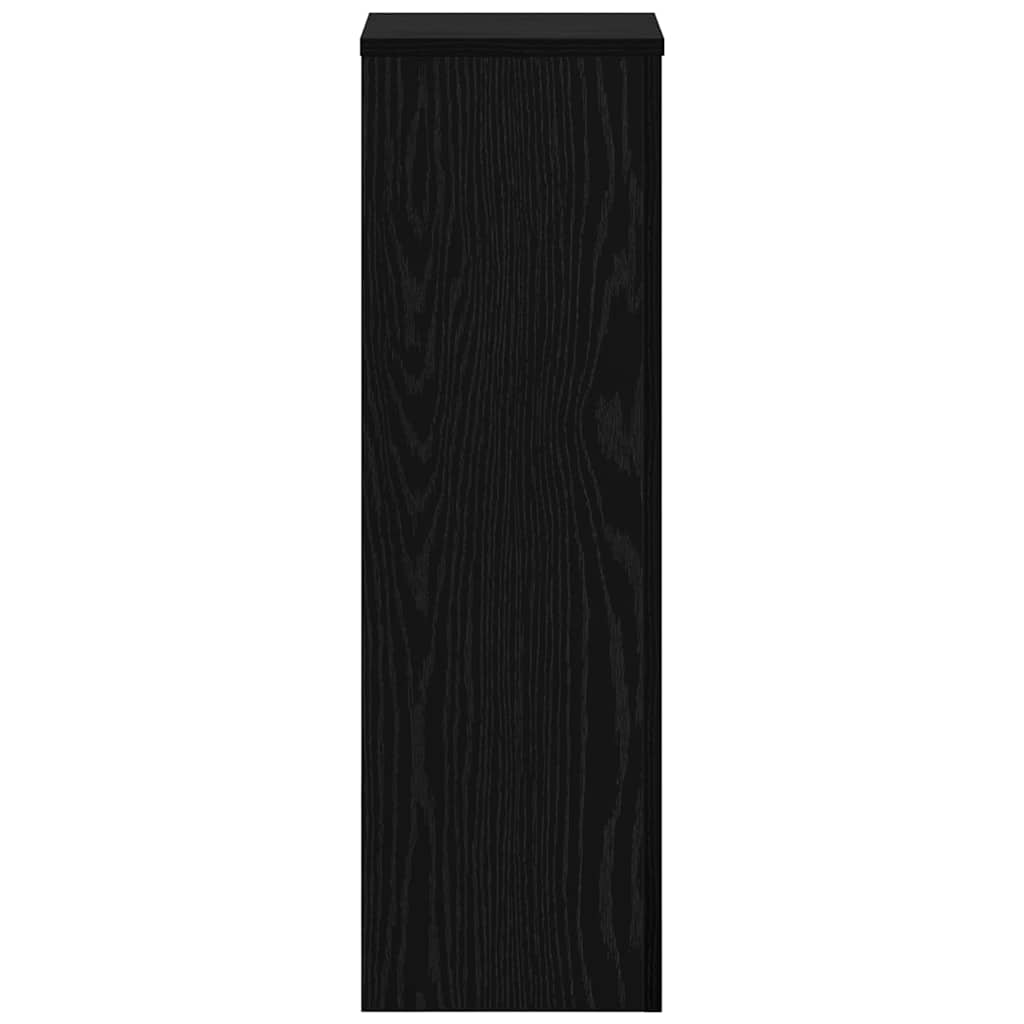 Planteholder 2 stk. Sort eg 25 x 25 x 80 cm Konstrueret træ