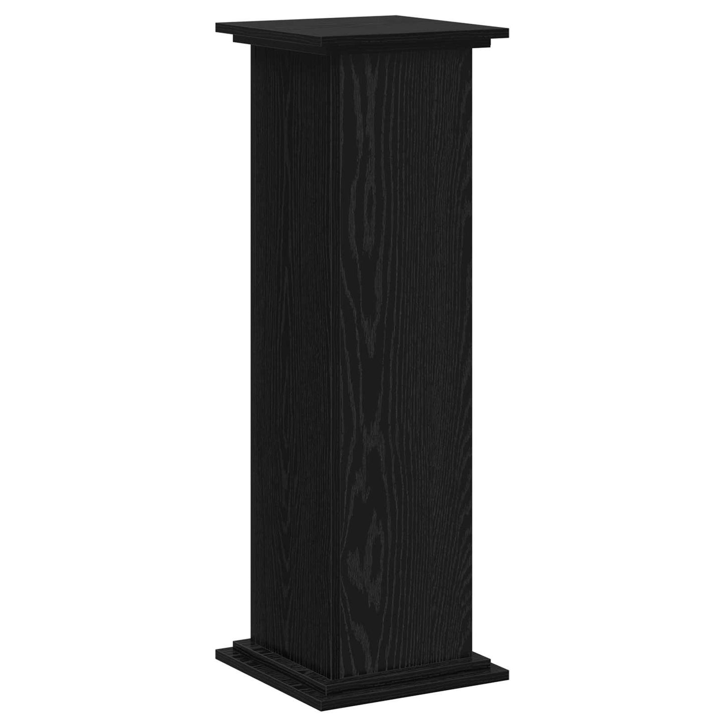 Planteholder Sort eg 33 x 33 x 100 cm Konstrueret træ