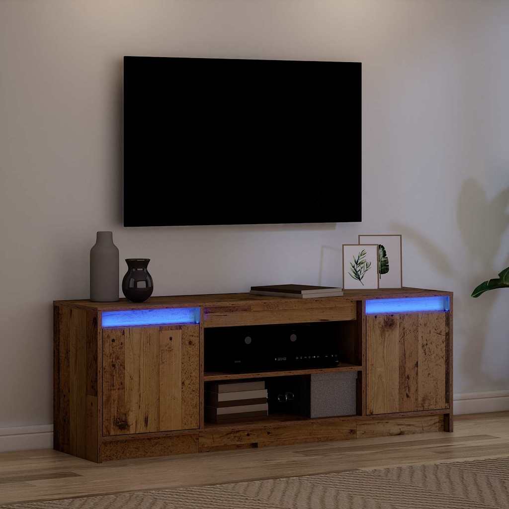 TV Enheder 139,5 x 34 x 50 cm Brun Konstrueret træ
