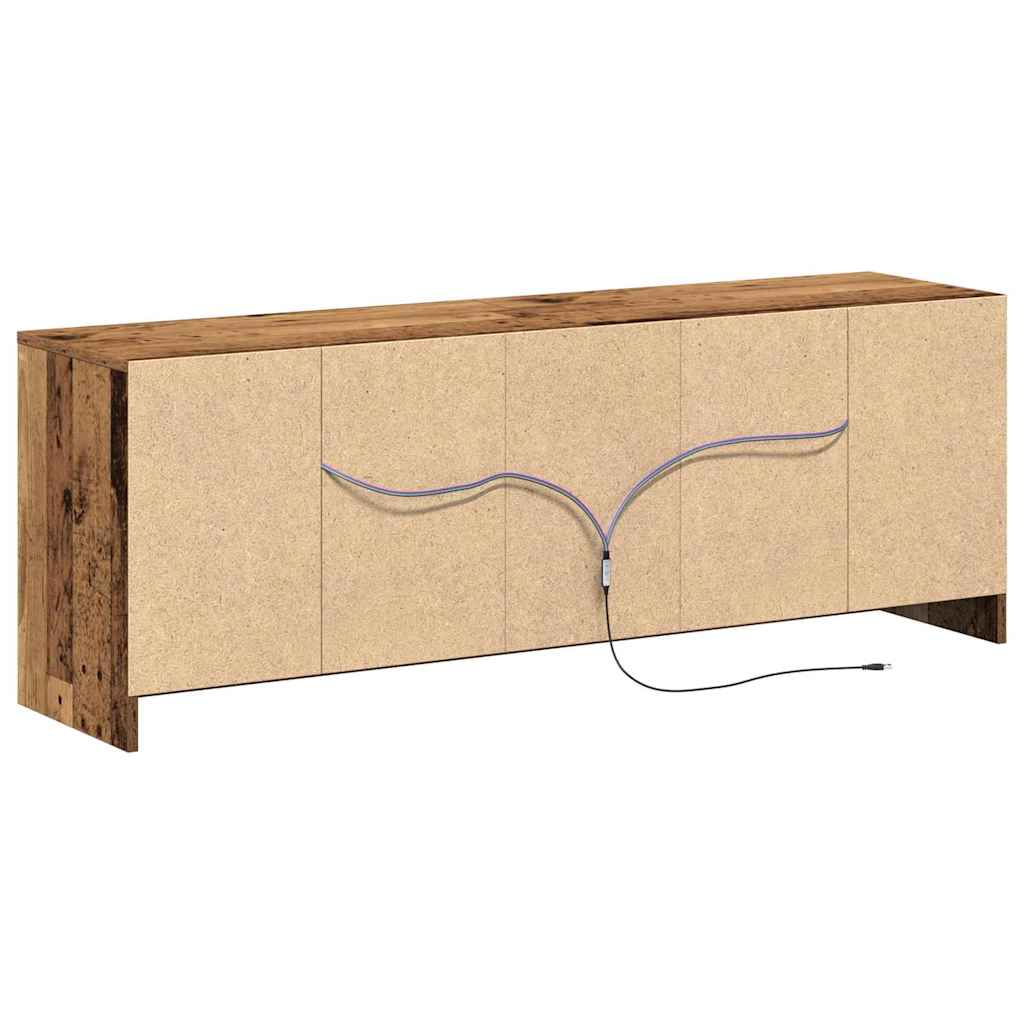 TV Enheder 139,5 x 34 x 50 cm Brun Konstrueret træ