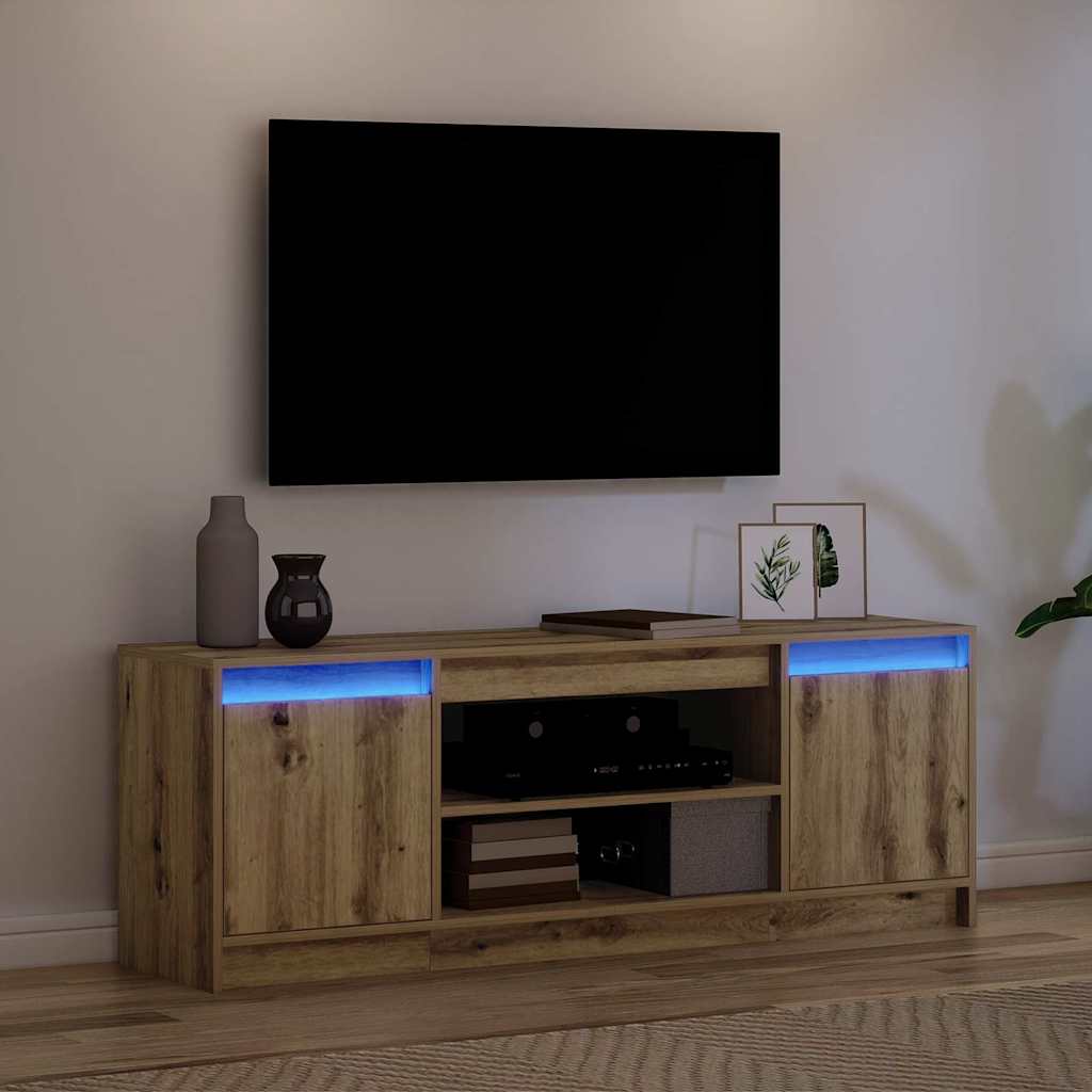 TV Enheder 139,5 x 34 x 50 cm Brun Konstrueret træ