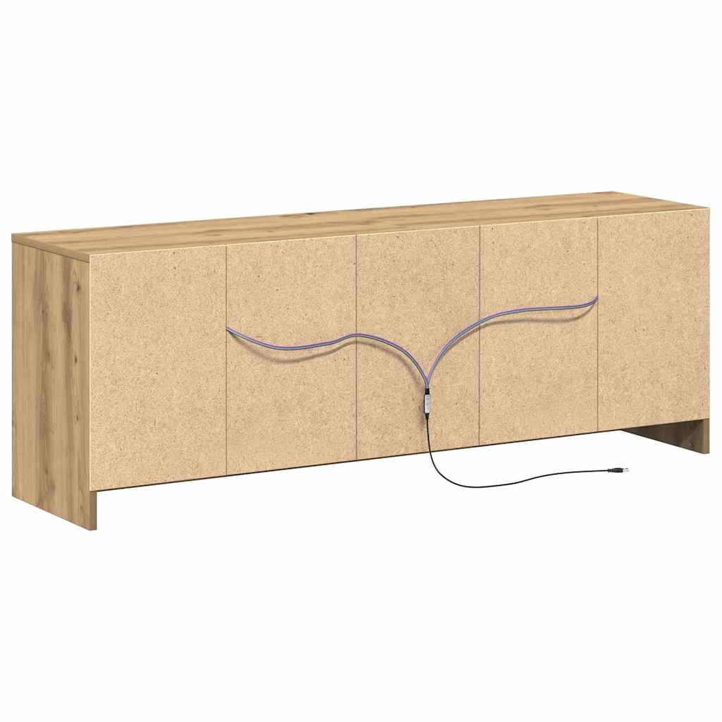 TV Enheder 139,5 x 34 x 50 cm Brun Konstrueret træ