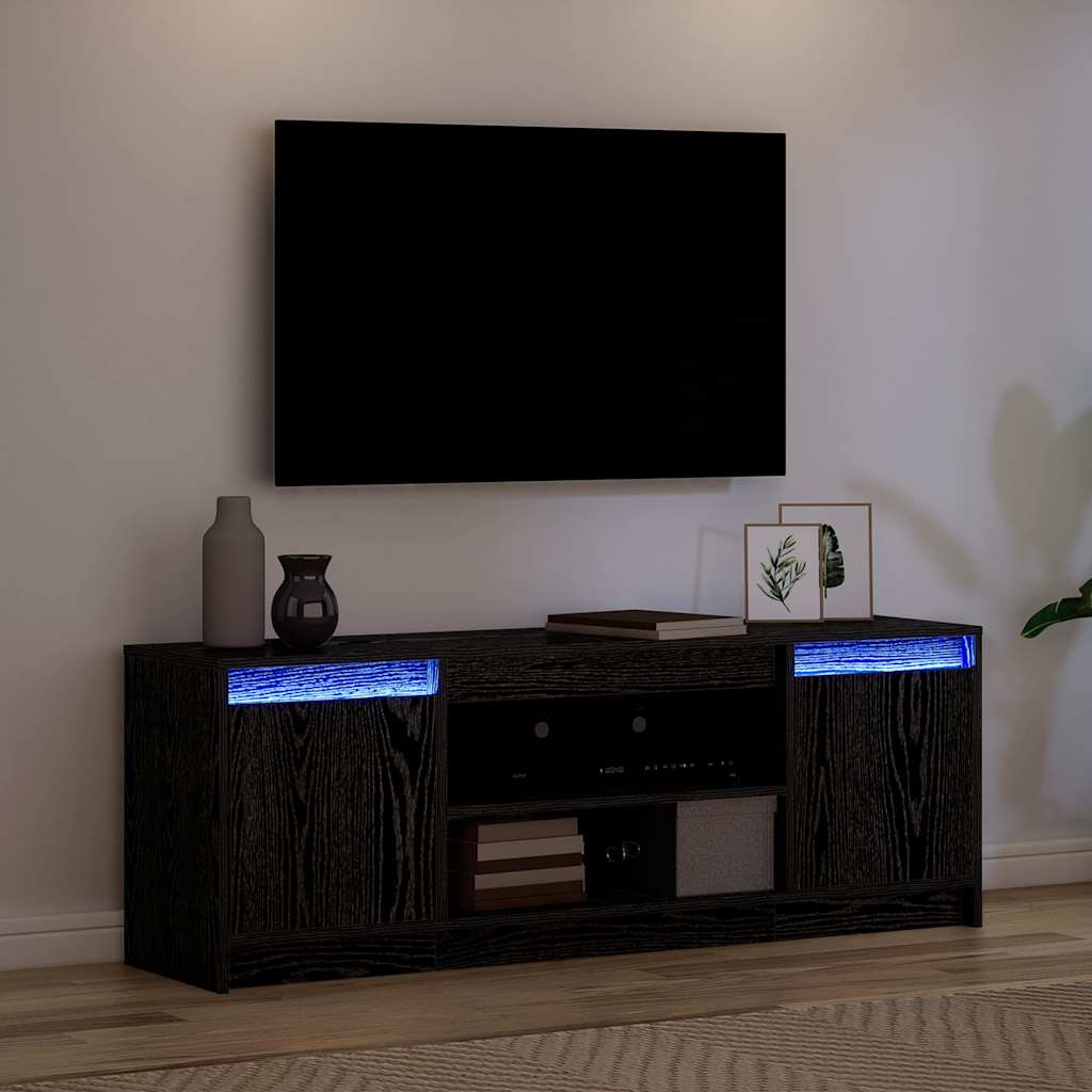 TV Enheder 139,5 x 34 x 50 cm Sort Konstrueret træ