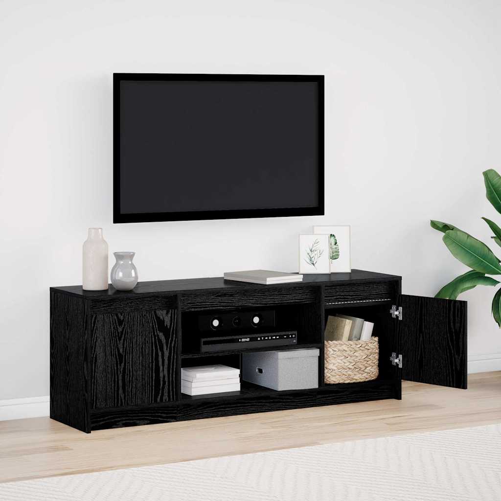 TV Enheder 139,5 x 34 x 50 cm Sort Konstrueret træ