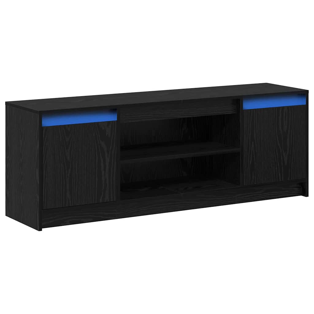 TV Enheder 139,5 x 34 x 50 cm Sort Konstrueret træ