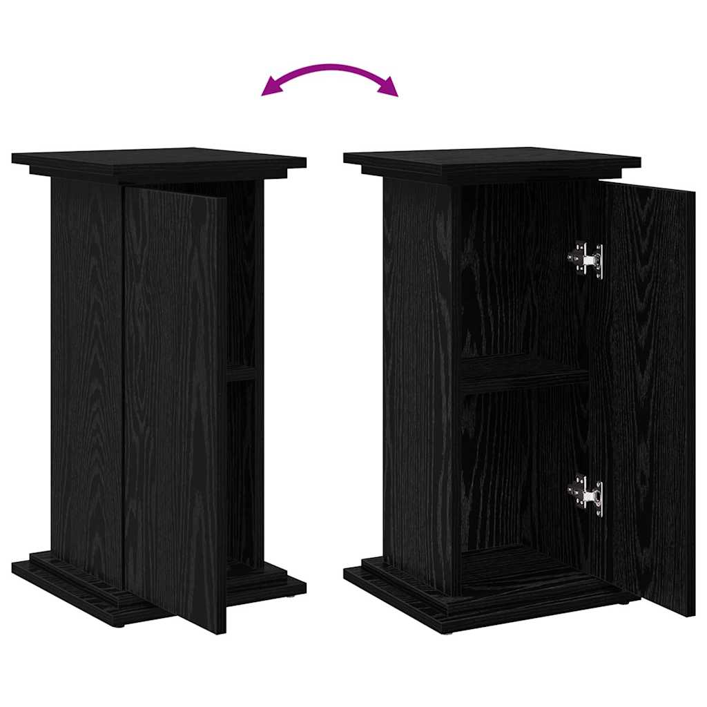 Displaystander Sort eg 31 x 30 x 60 cm Konstrueret træ