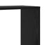 Bogskab 8 niveauer 60 x 20 x 120,5 cm Konstrueret træ Sort eg
