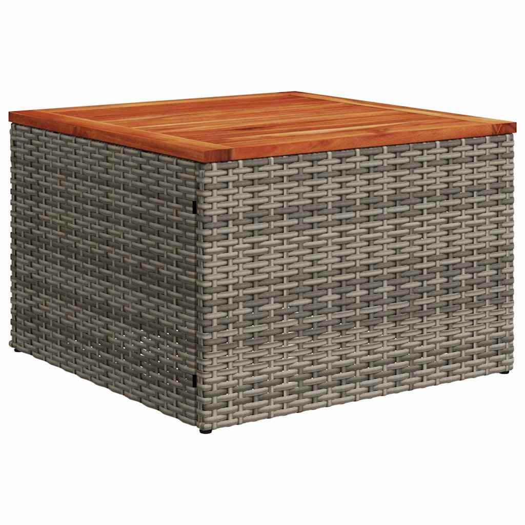Havesofa Sæt 6 stk. Grå polyrattan