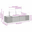 Havesofa Sæt 11 stk. Beige Poly rattan