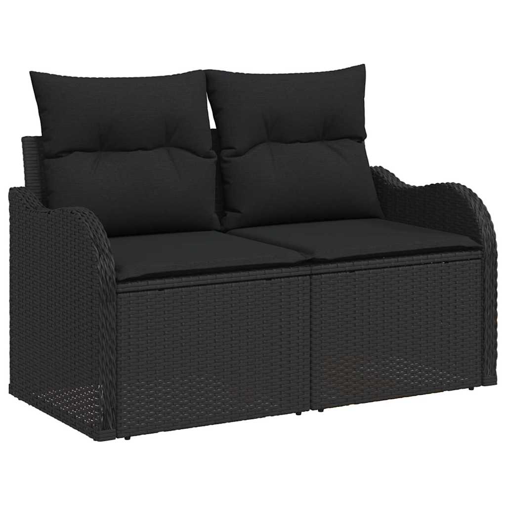 Havesofa Sæt 8 stk. Sort