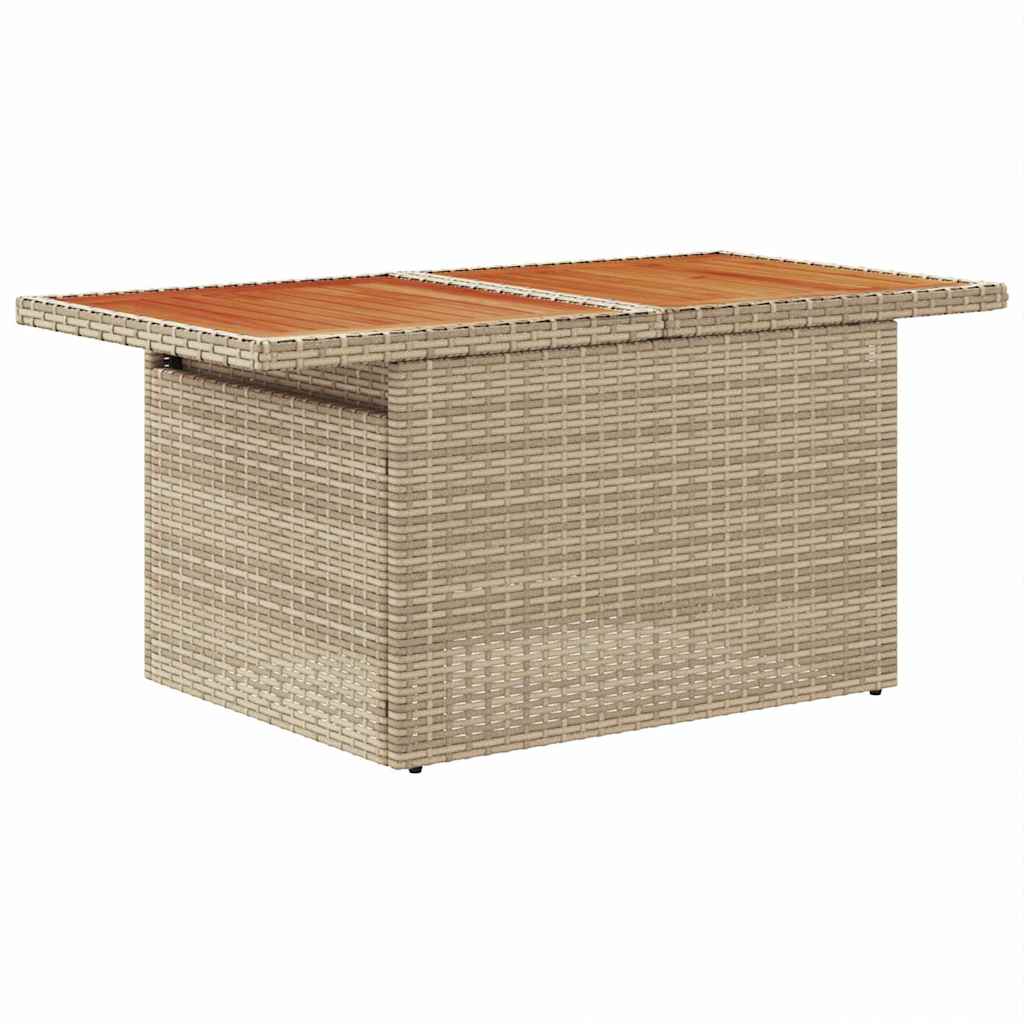 Havesofa Sæt 9 stk. beige og cremefarvet