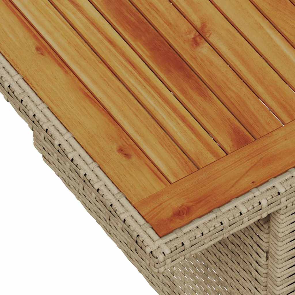 Havesofa Sæt 9 stk. beige og cremefarvet