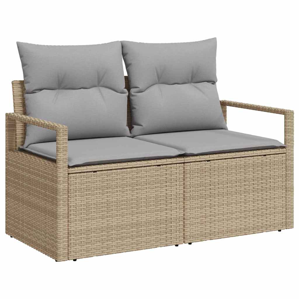 Havesofa Sæt 9 stk. 8-Antal sæder Beige og grå