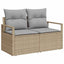 Havesofa Sæt 11 stk. 10-Antal sæder Beige og grå