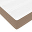 Sengestel med madras Cappuccino 80 x 200 cm Stof